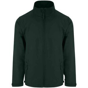 PRO RTX Mens 2 Layer Soft Shell Jacket / Bottle Green